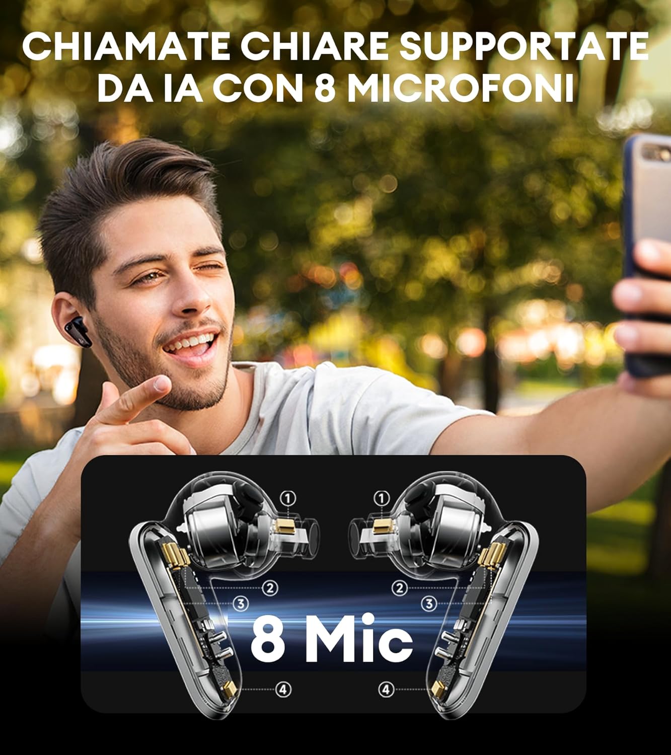 Edifier NeoBuds Pro 2 - Cuffie ANC, Nero - immagine 5