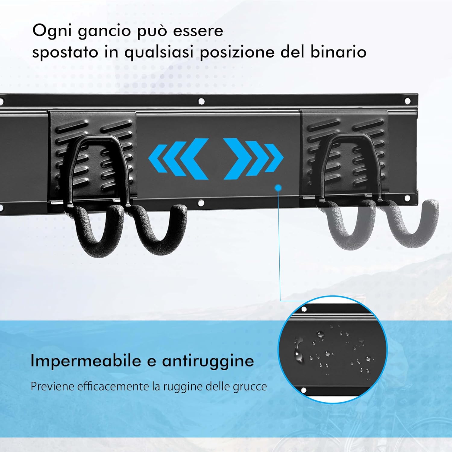 Mimoke Supporto da Parete per Garage e Giardino - immagine 5