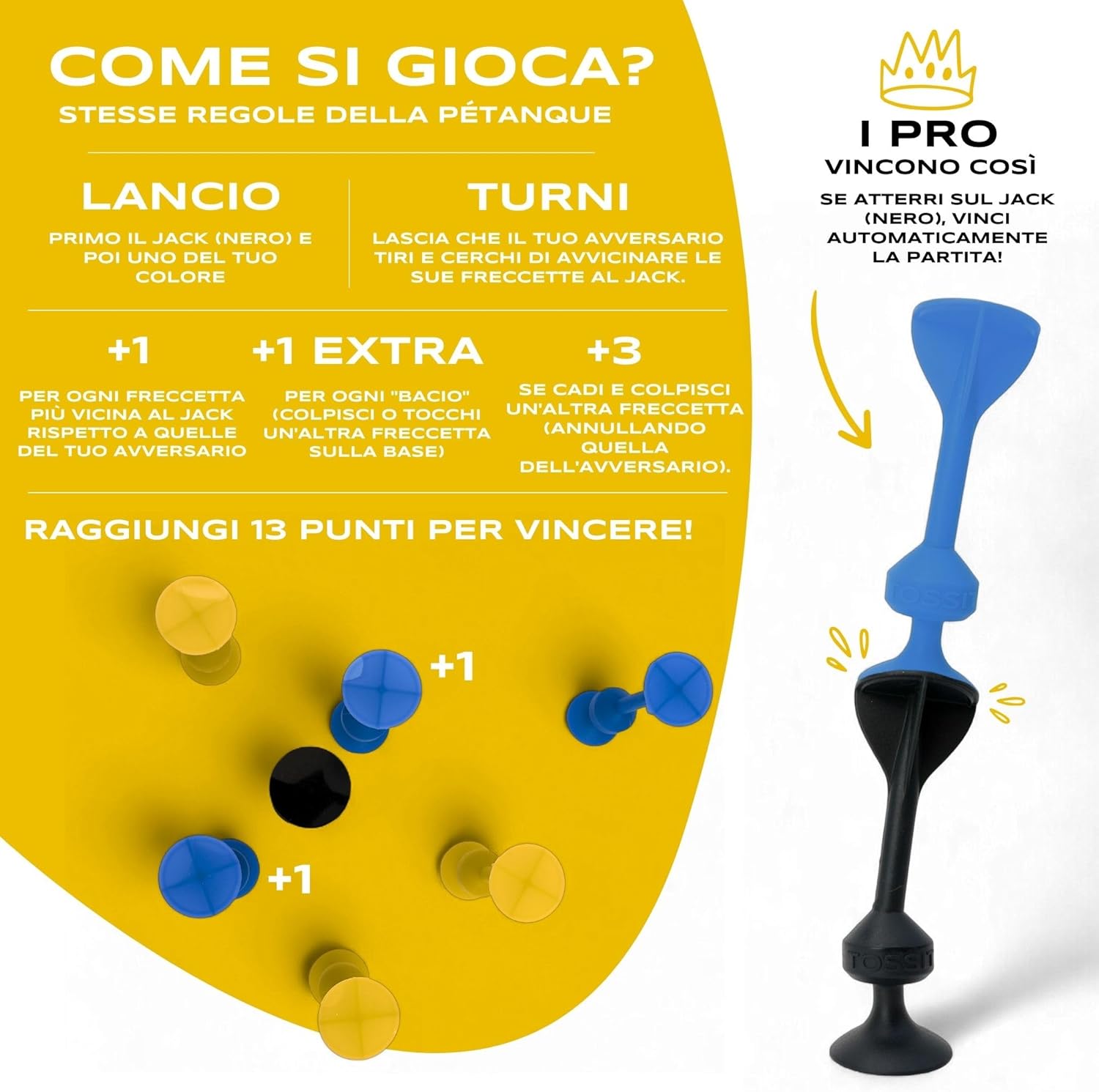 TOSSIT Gioco di Lancio Divertente con Ventosa - immagine 2