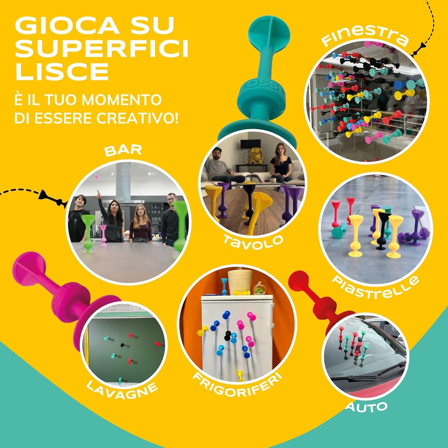 TOSSIT Gioco di Lancio Divertente con Ventosa - immagine 3