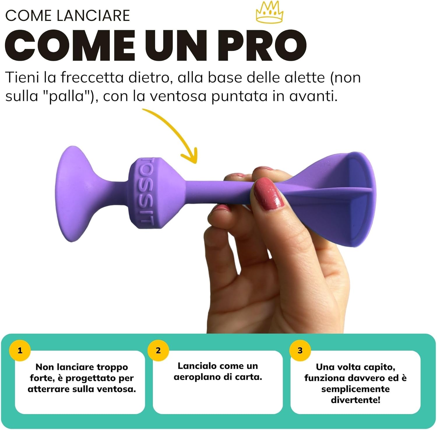 TOSSIT Gioco di Lancio Divertente con Ventosa - immagine 4