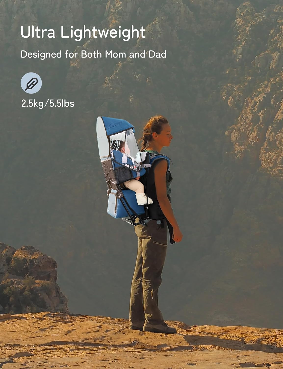 Besrey Zaino da Trekking per Bambini con Sedile - immagine 7