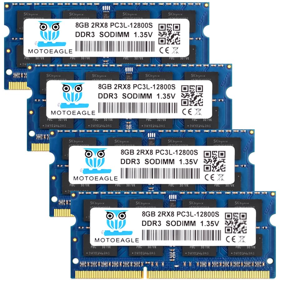 32GB DDR3 RAM 1600 MHz SODIMM per Portatile