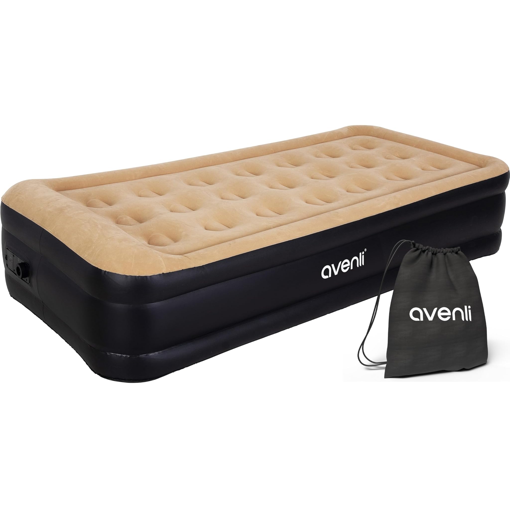 Avenli Letto ad Aria Autogonfiante 196x97x47cm, Beige