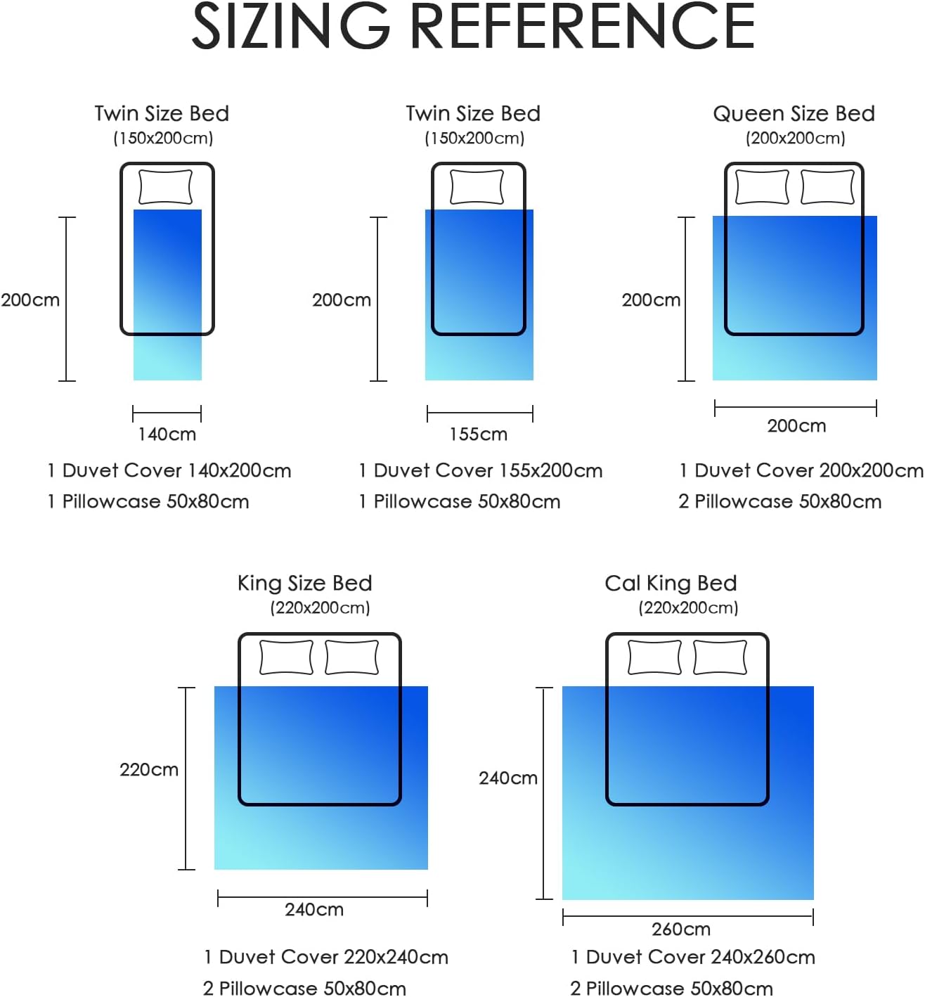 Copripiumino Matrimoniale 100% Cotone 260x240, Beige Chiaro - immagine 7