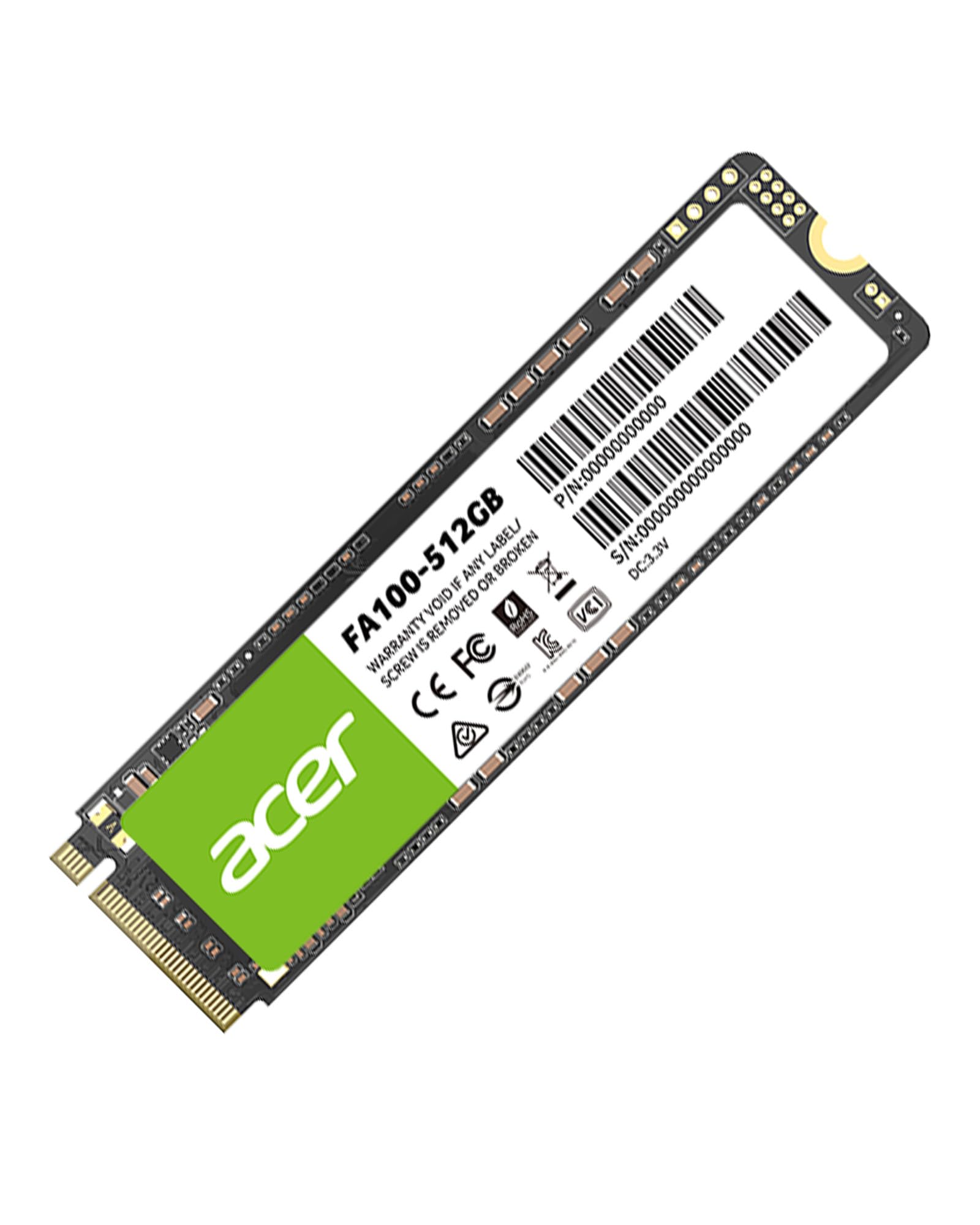 Acer FA100 SSD PCIe 3.0 NVMe 512 GB