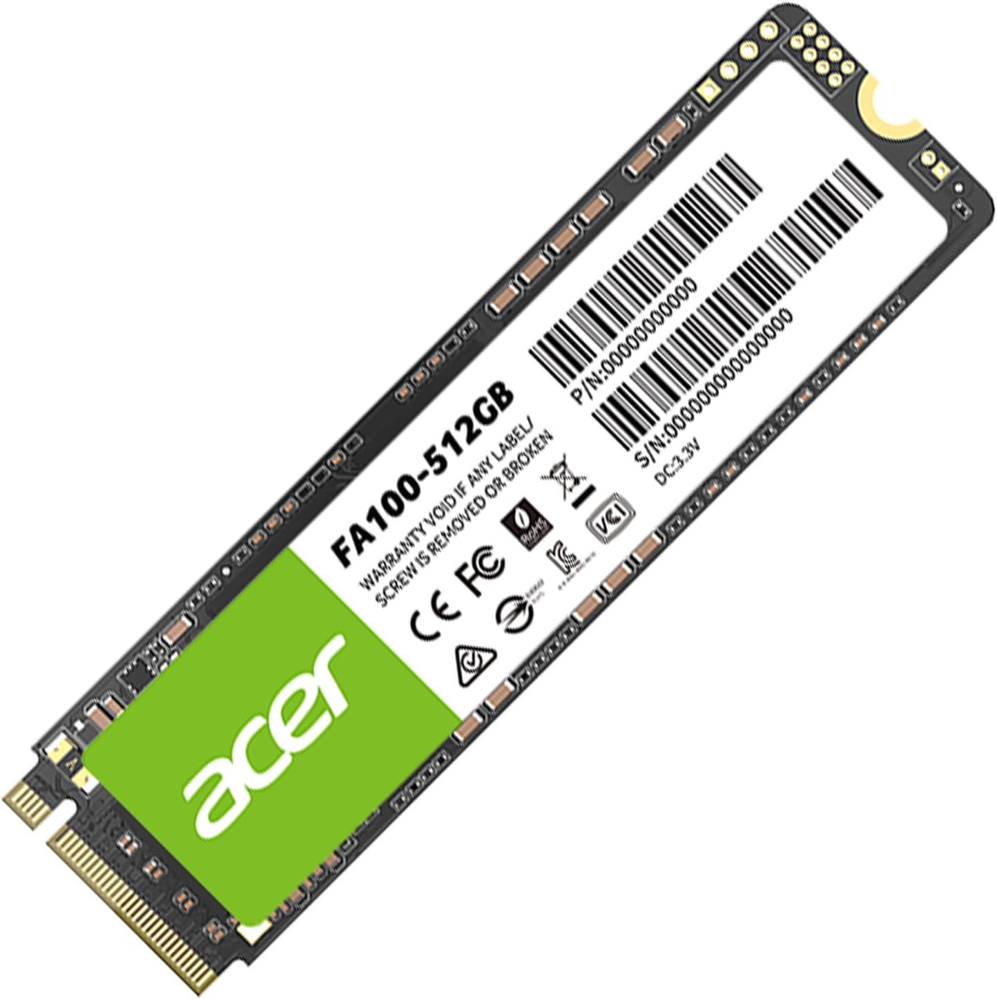 Acer FA100 SSD PCIe 3.0 NVMe 512 GB - immagine 1