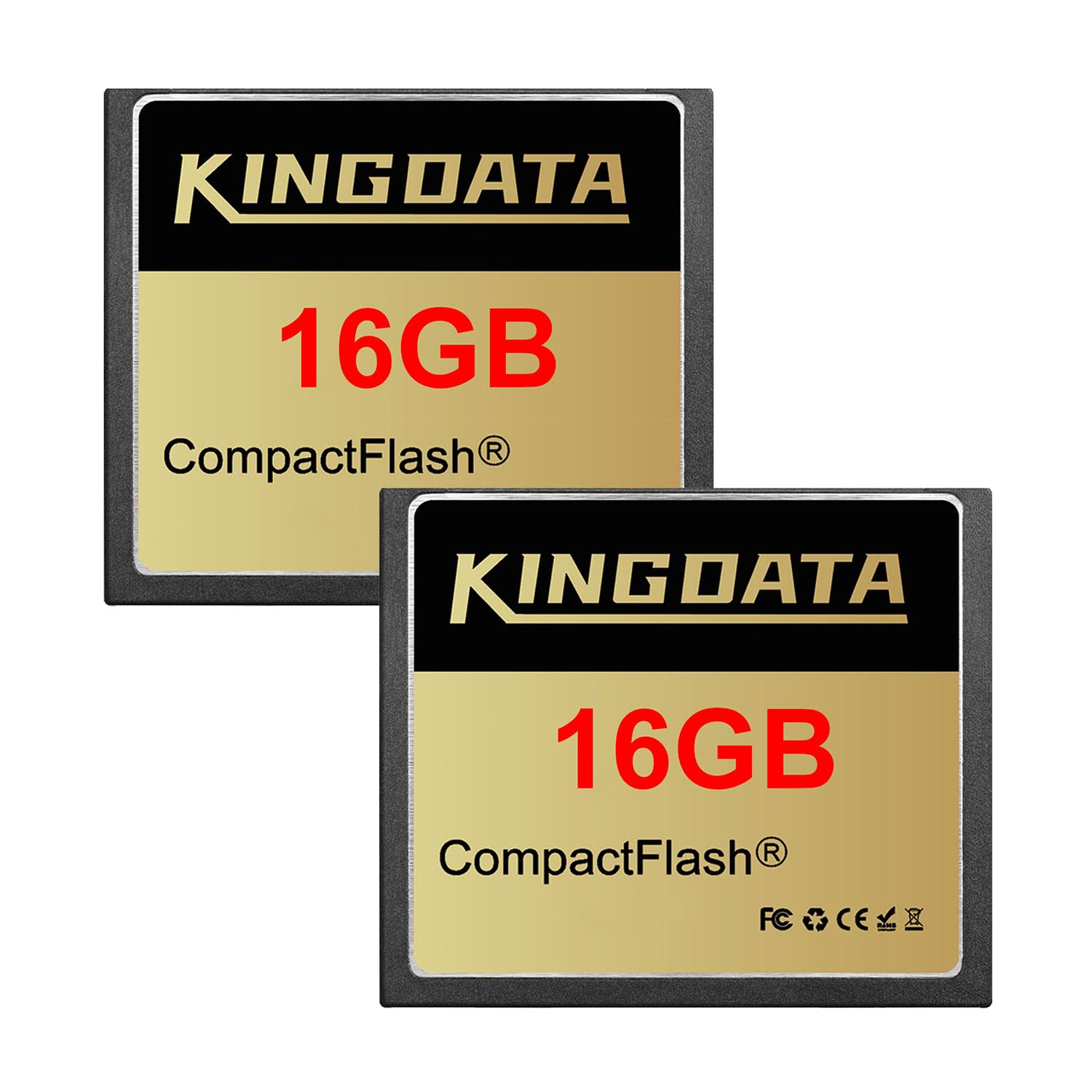 Scheda CompactFlash 16GB 2pack CF133X FAT32 Tipo I