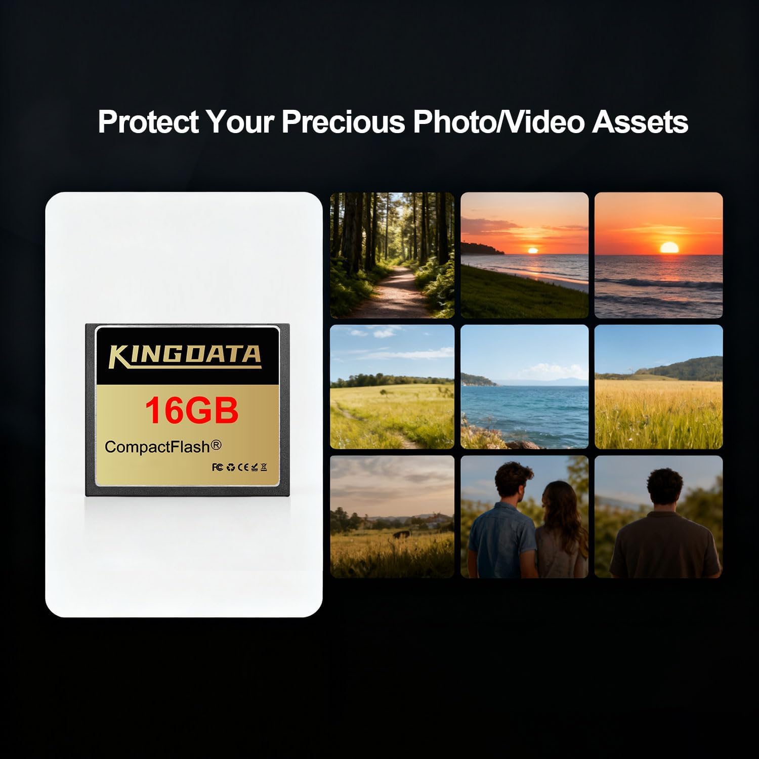 Scheda CompactFlash 16GB 2pack CF133X FAT32 Tipo I - immagine 2