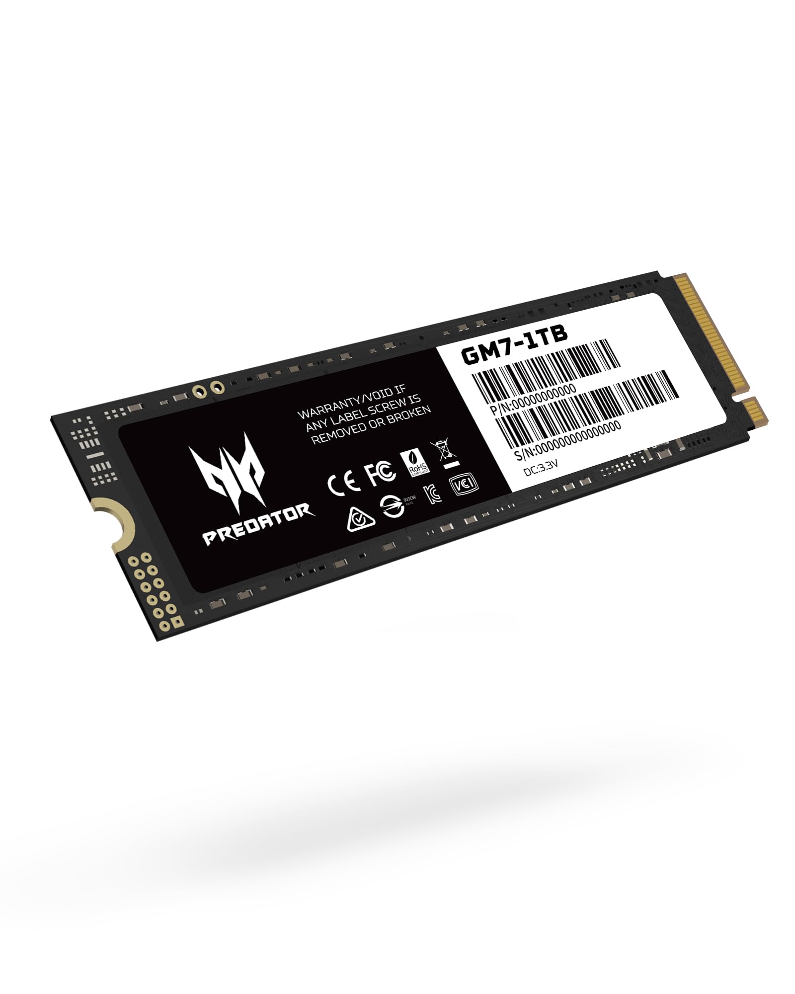 SSD Acer Predator GM7 1TB M.2 PCIe Gen4 x4 NVMe 2.0