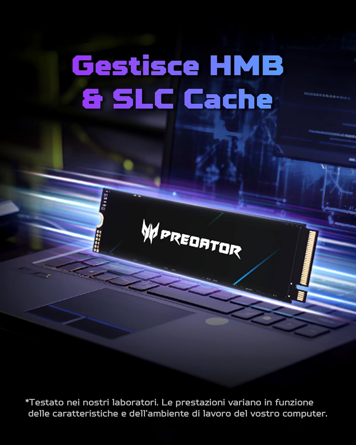 SSD Acer Predator GM7 1TB M.2 PCIe Gen4 x4 NVMe 2.0 - immagine 4