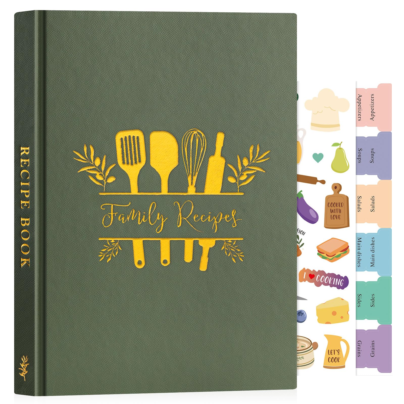 Lanpn B5 Libro di Ricette da Scrivere, Quaderno per Ricette Il Mio ...