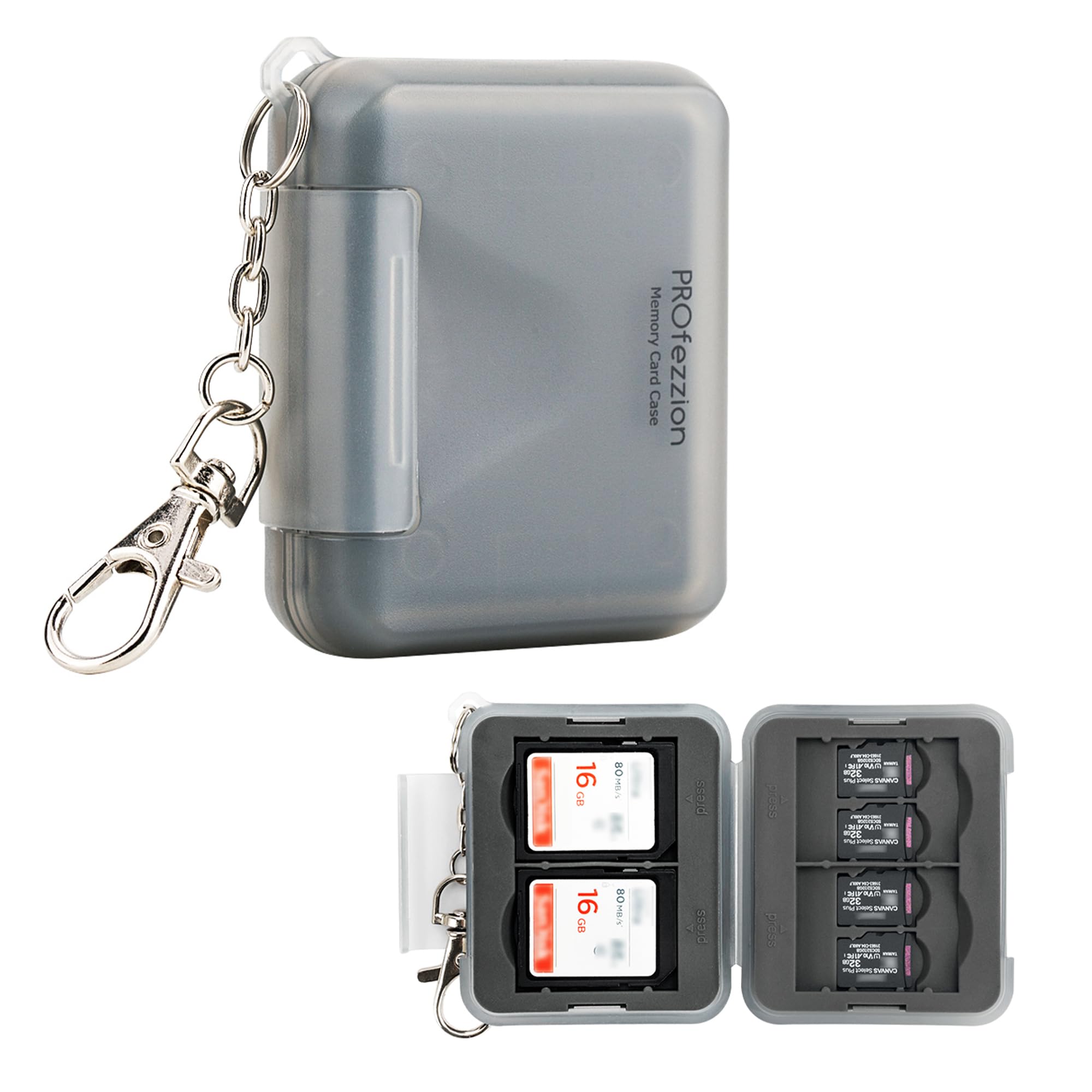 Profezzion Compatto Porta Schede SD Micro SD