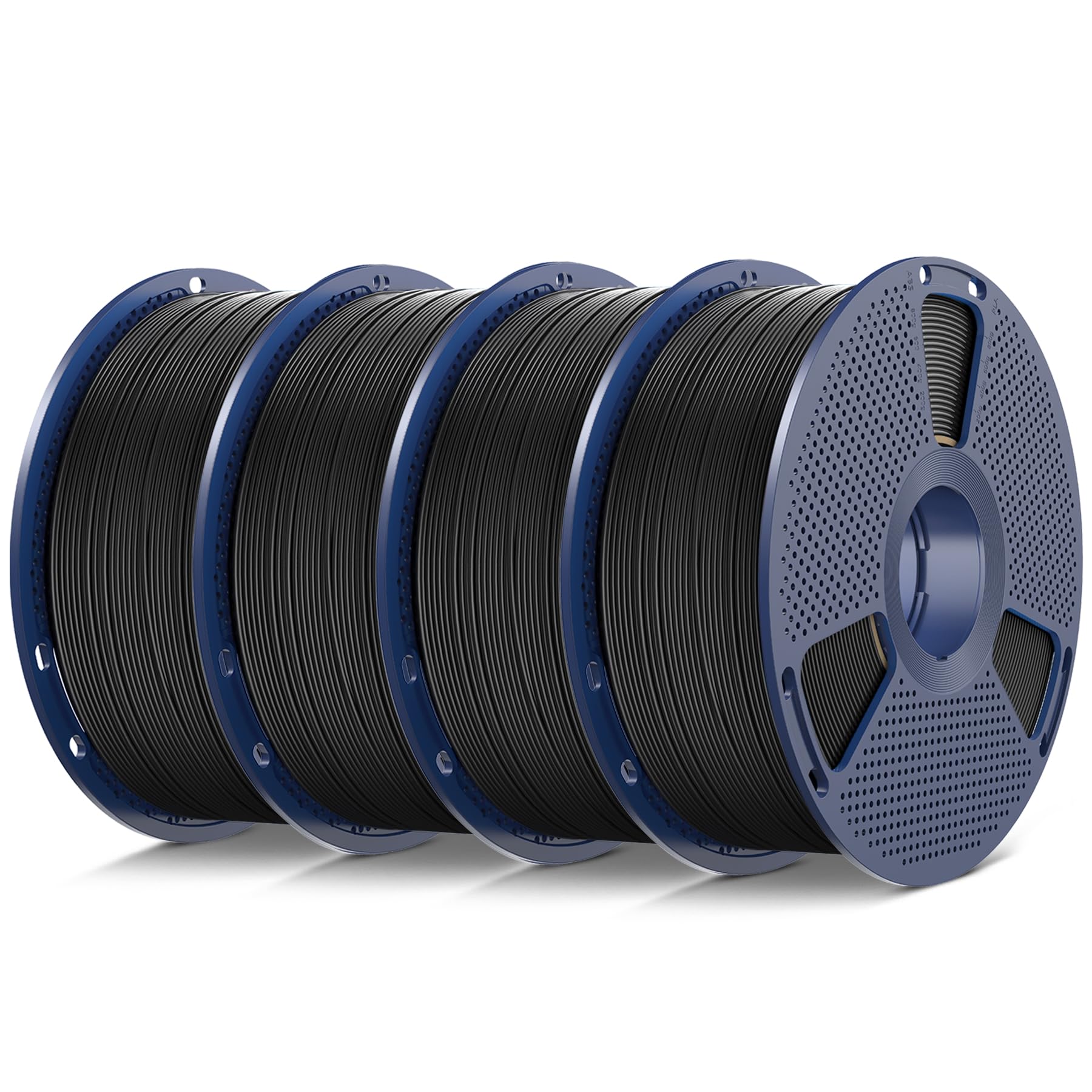 Sunlu 90A TPU Filamento per Stampante 3D 4KG, Nero