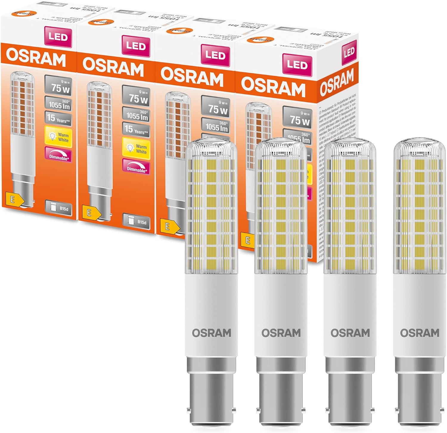Osram LED Superstar Special T SLIM B15d Dimmerabile (4 Pezzi) | Velz