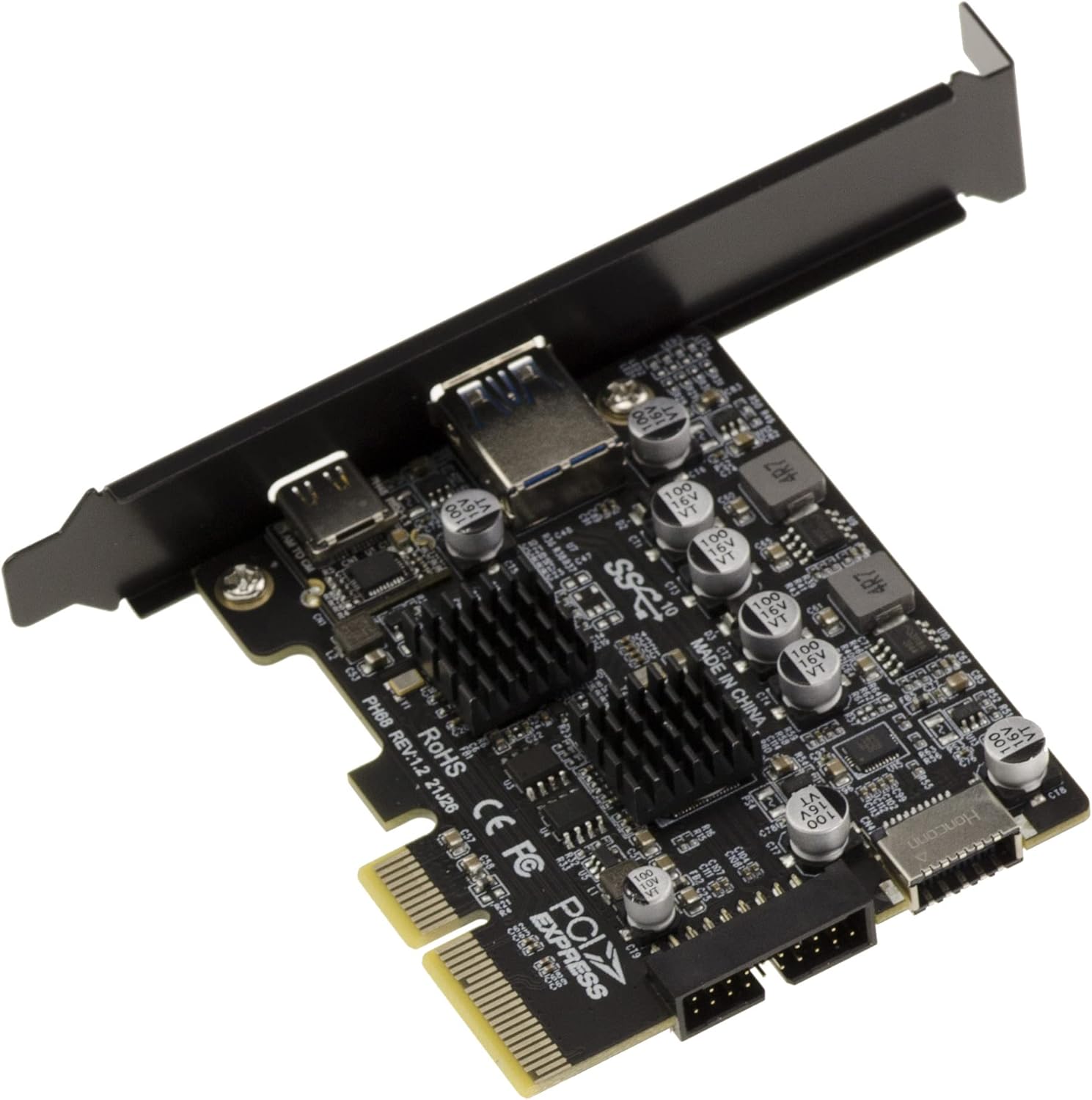 Kalea-informatique Scheda Controller PCIe USB 3.2 Gen2 10G - immagine 3