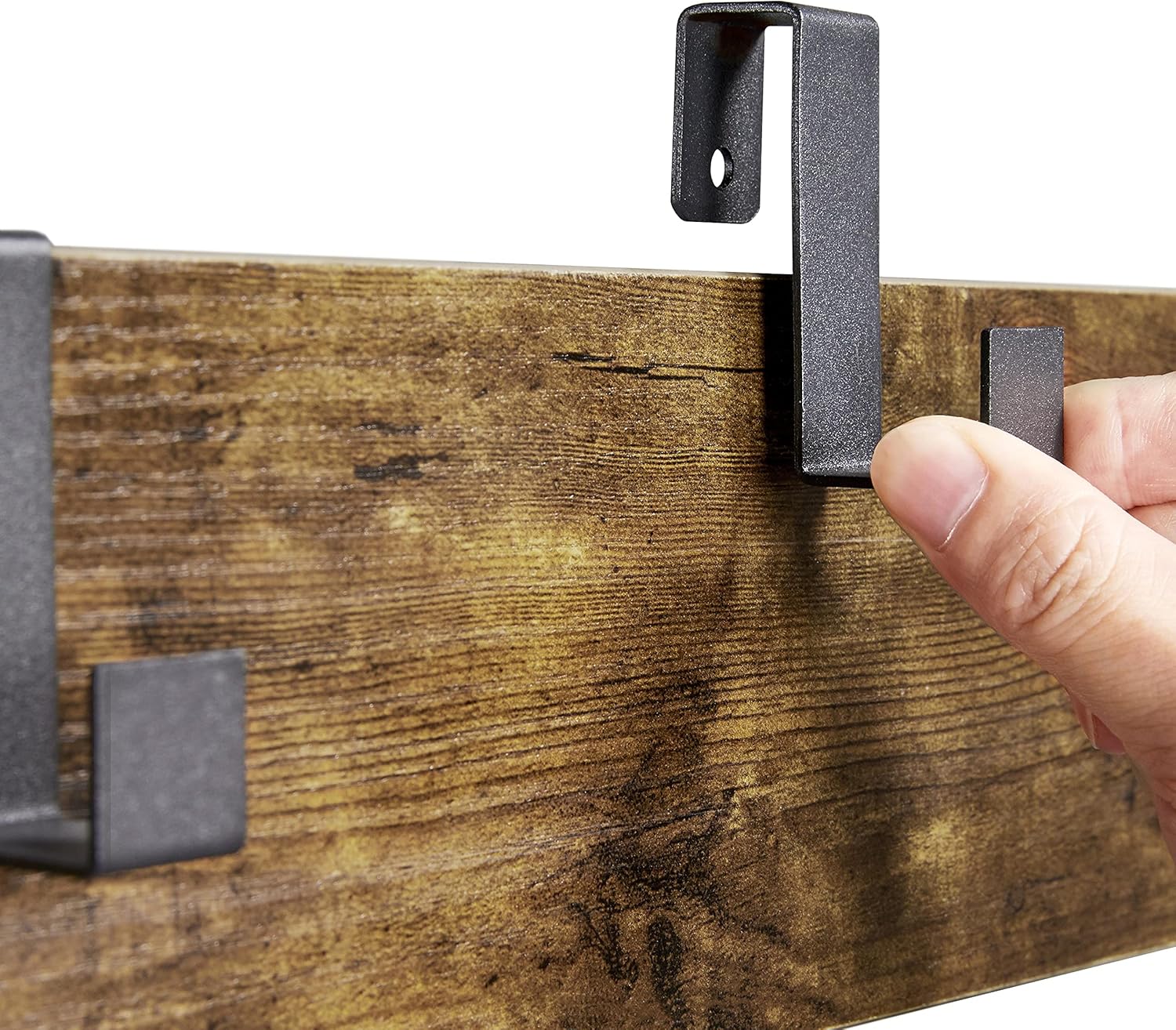 Yaheetech Appendiabiti con Scarpiera Vintage, Marrone - immagine 8