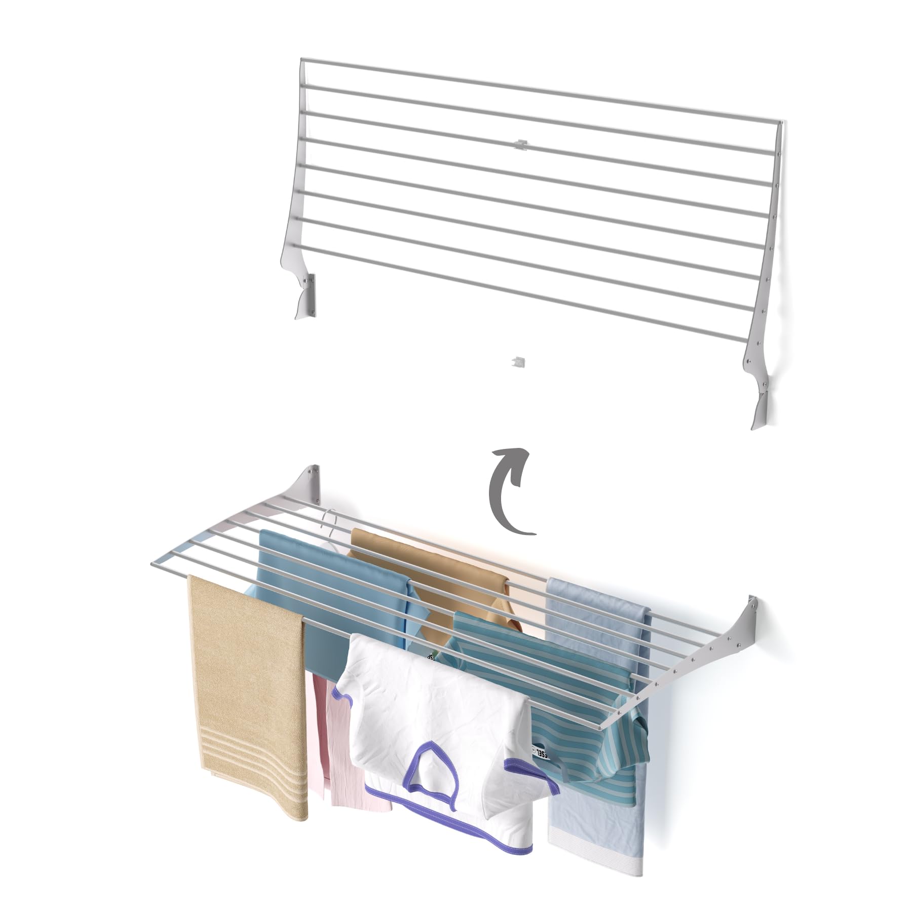 Foxydry Fold - Stendibiancheria Verticale da Parete