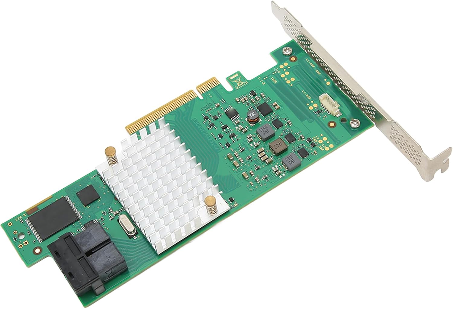Smart Controller Card Scheda Array LSI SAS3008 8 Porte Controller Array RAID SAS PCIE 3.0 da 12 Gb S per Dispositivo Terminale SATA - immagine 3