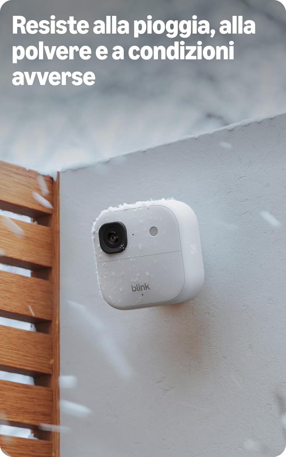Blink Videocamera Esterna 2K+ (Ultimo Modello), Bianca - immagine 6