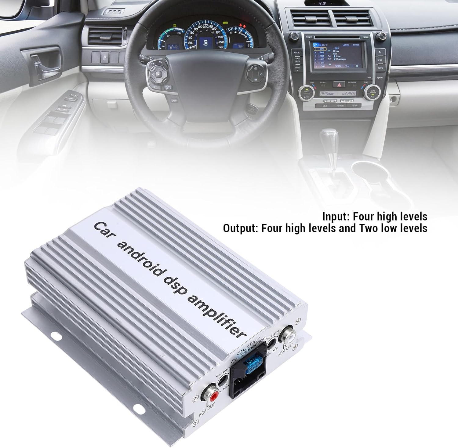 Amplificatore Auto 4 Canali - Audio DSP Classe AB - immagine 5