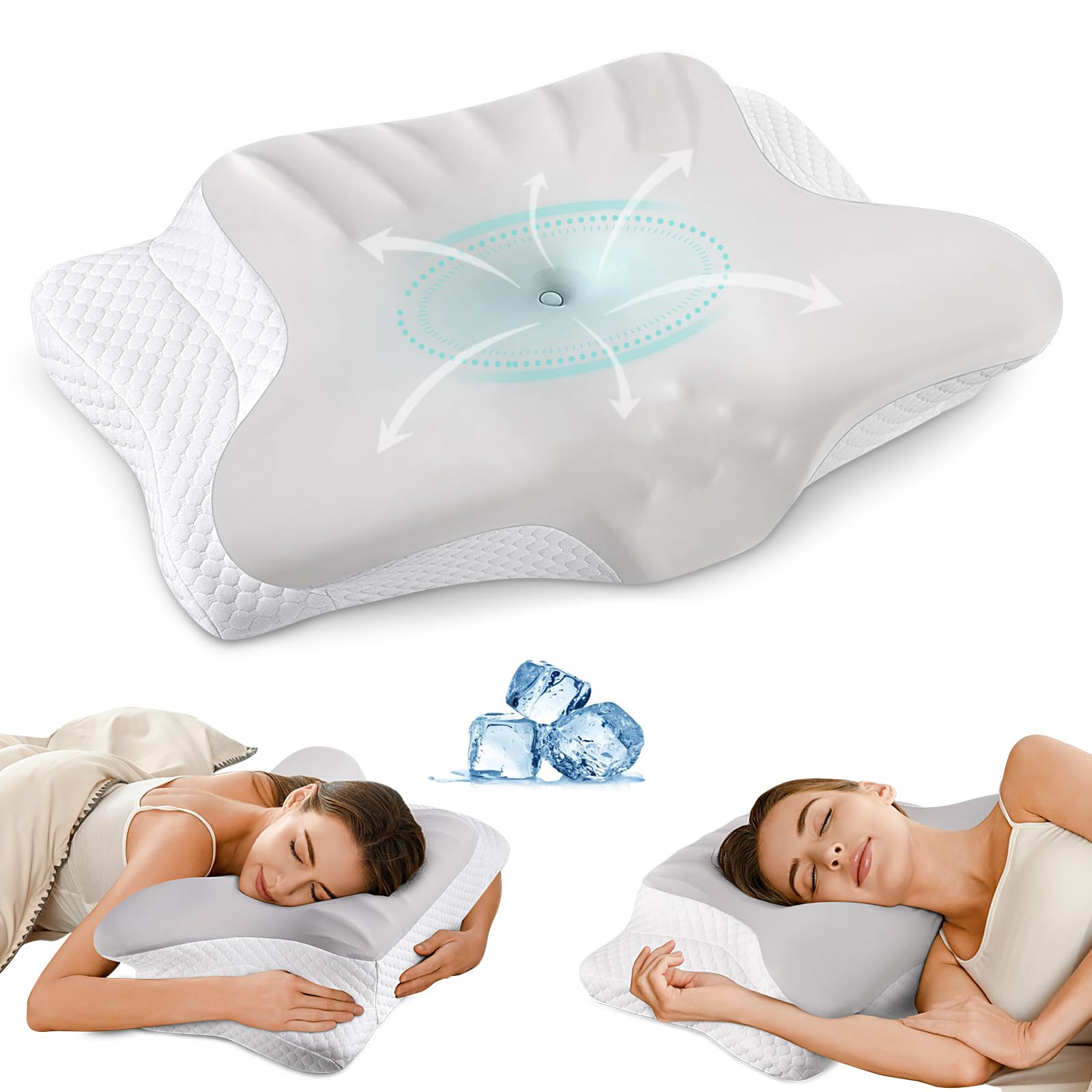 Cuscino Cervicale Memory Foam Ergonomico Rinfrescante