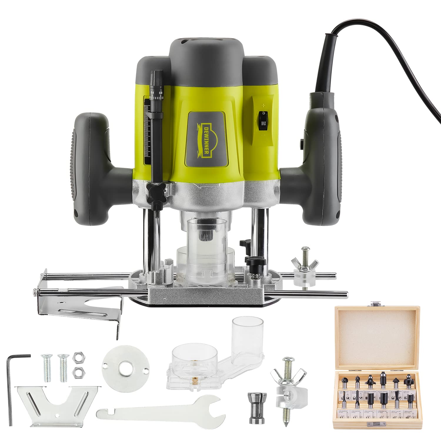 Dewinner Fresatrice Verticale con Set 12 Frese