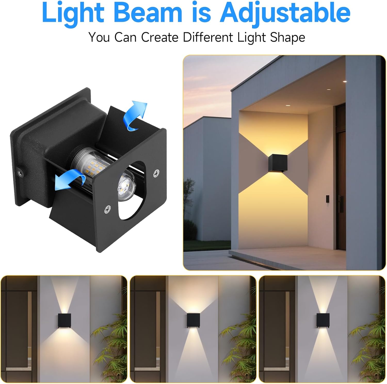 Wisdom Line Applique Parete Interno/Esterno 4 Pezzi - immagine 4