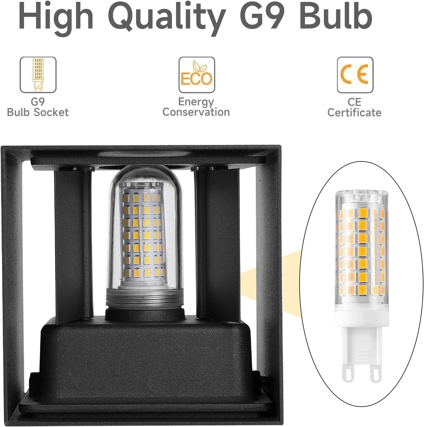 Wisdom Line Applique Parete Interno/Esterno 4 Pezzi - immagine 6