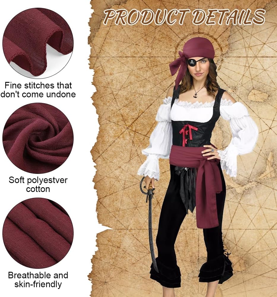 Kit Accessori Pirata - Capitano Pirata - immagine 4