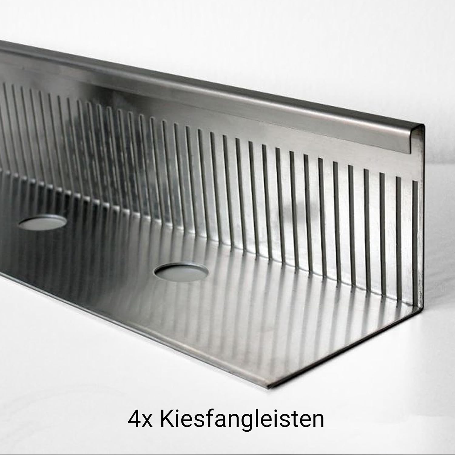 KantFuchs24 Listello per Ghiaia in Alluminio 100mm x 4m - immagine 2