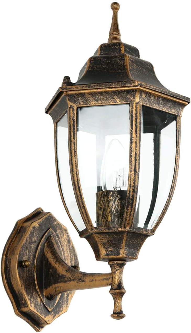 Applique per Esterni Lyon a Lanterna Antico E27 - immagine 6