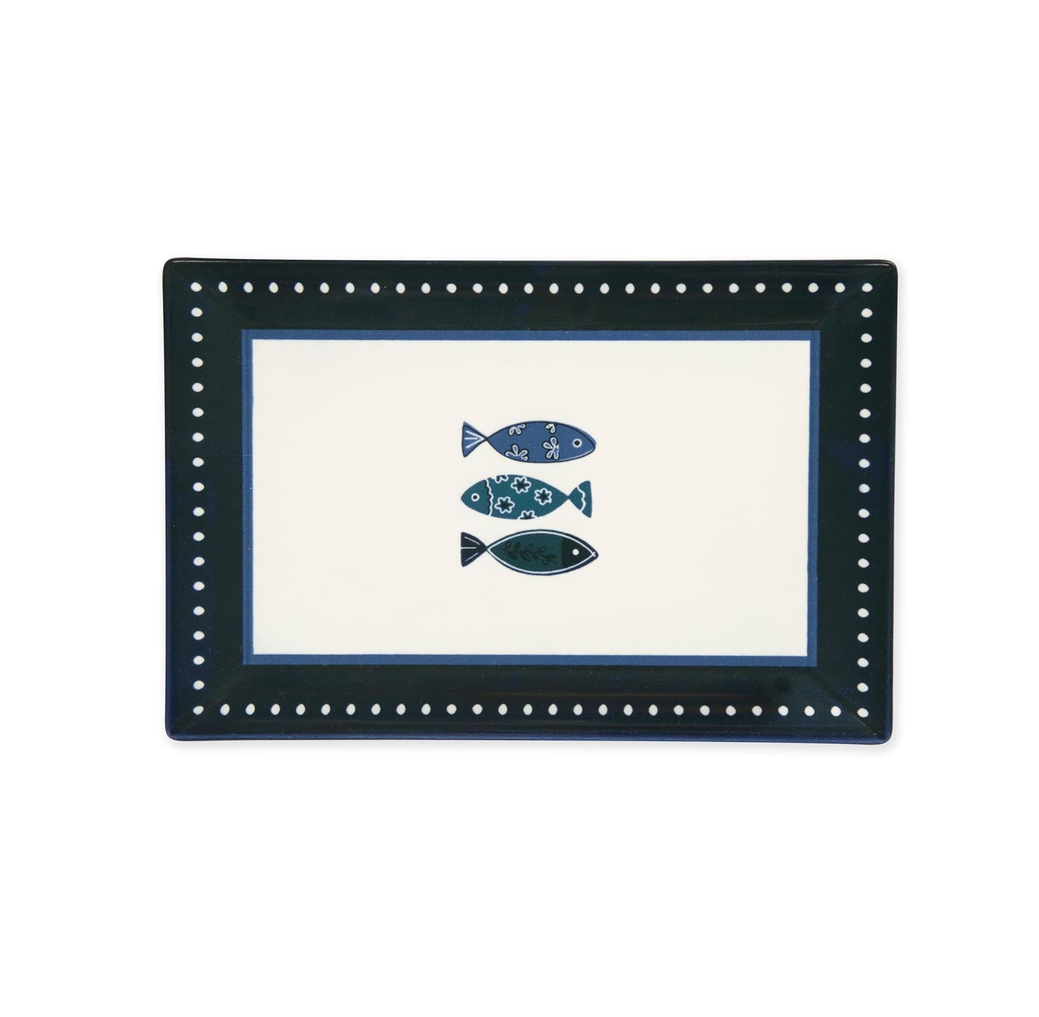 Excelsa Ocean Set 6 Piatti Rettangolari in Ceramica