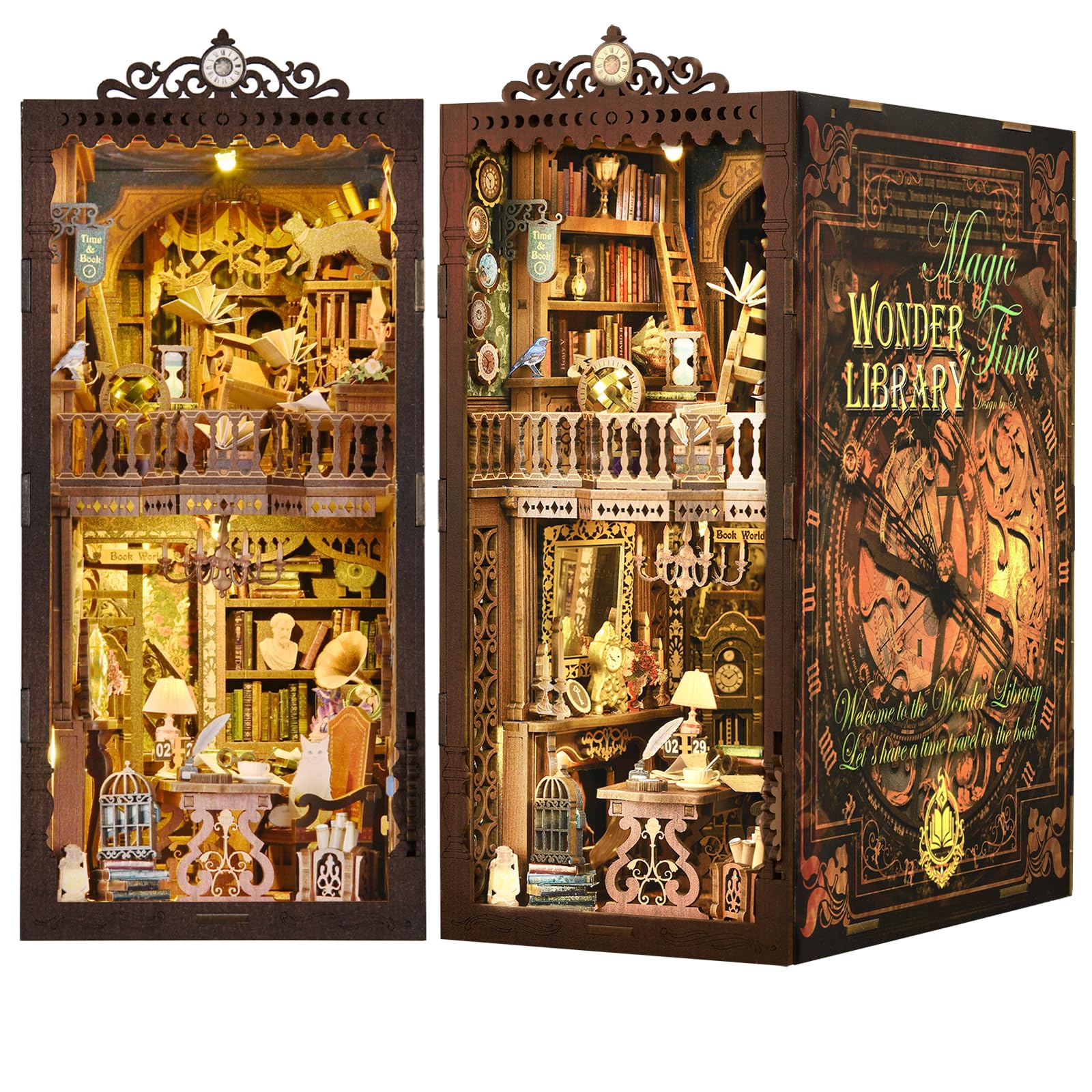 Kit Book Nook per Adulti - Wonder Library