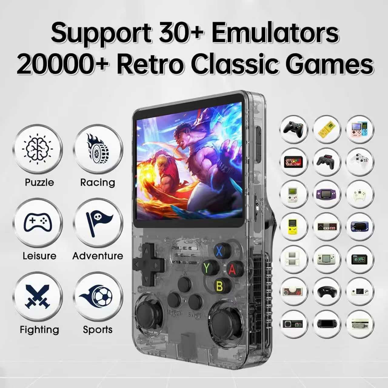 R36S Console di Gioco Portatile Retrò 128GB - immagine 2