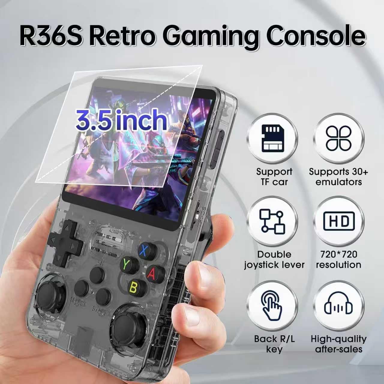 R36S Console di Gioco Portatile Retrò 128GB - immagine 3