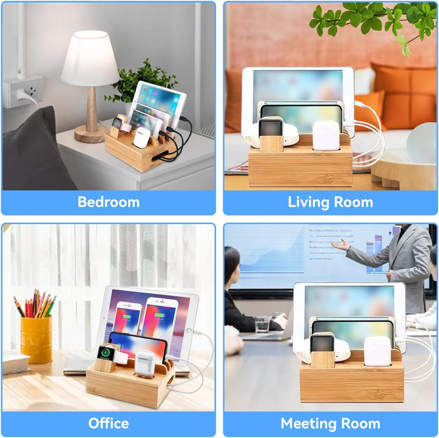 Tissting Supporto per Telefono e Tablet in Legno - immagine 6