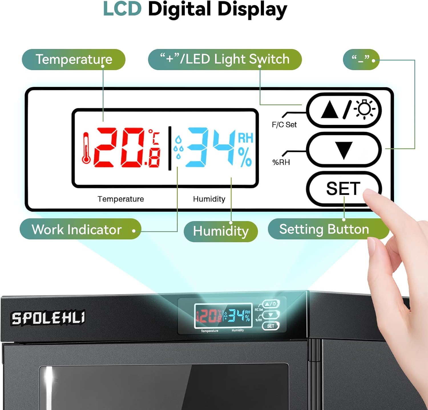 Spolehli Armadietto a Secco Deumidificatore 35L - immagine 4