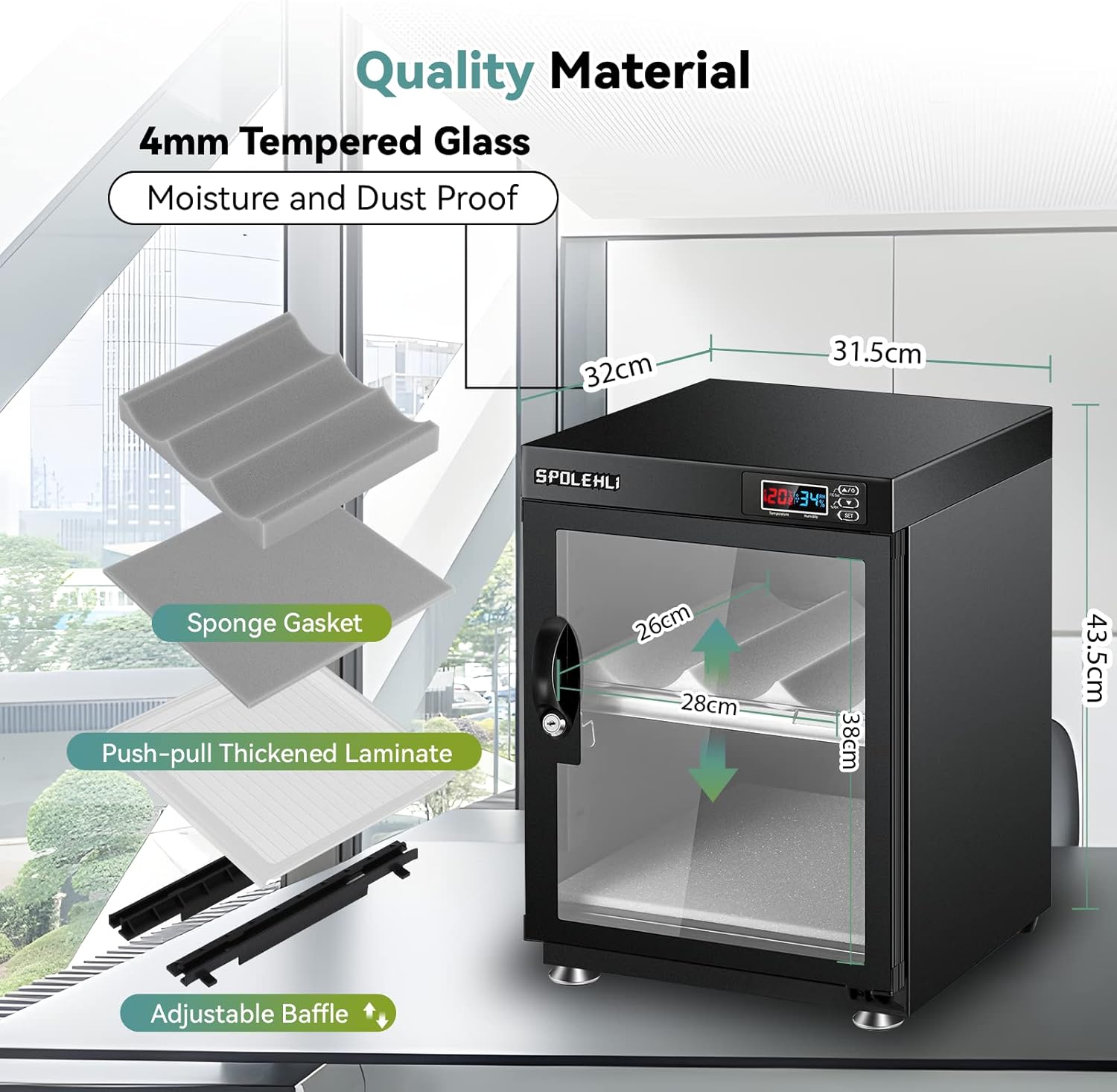 Spolehli Armadietto a Secco Deumidificatore 35L - immagine 5