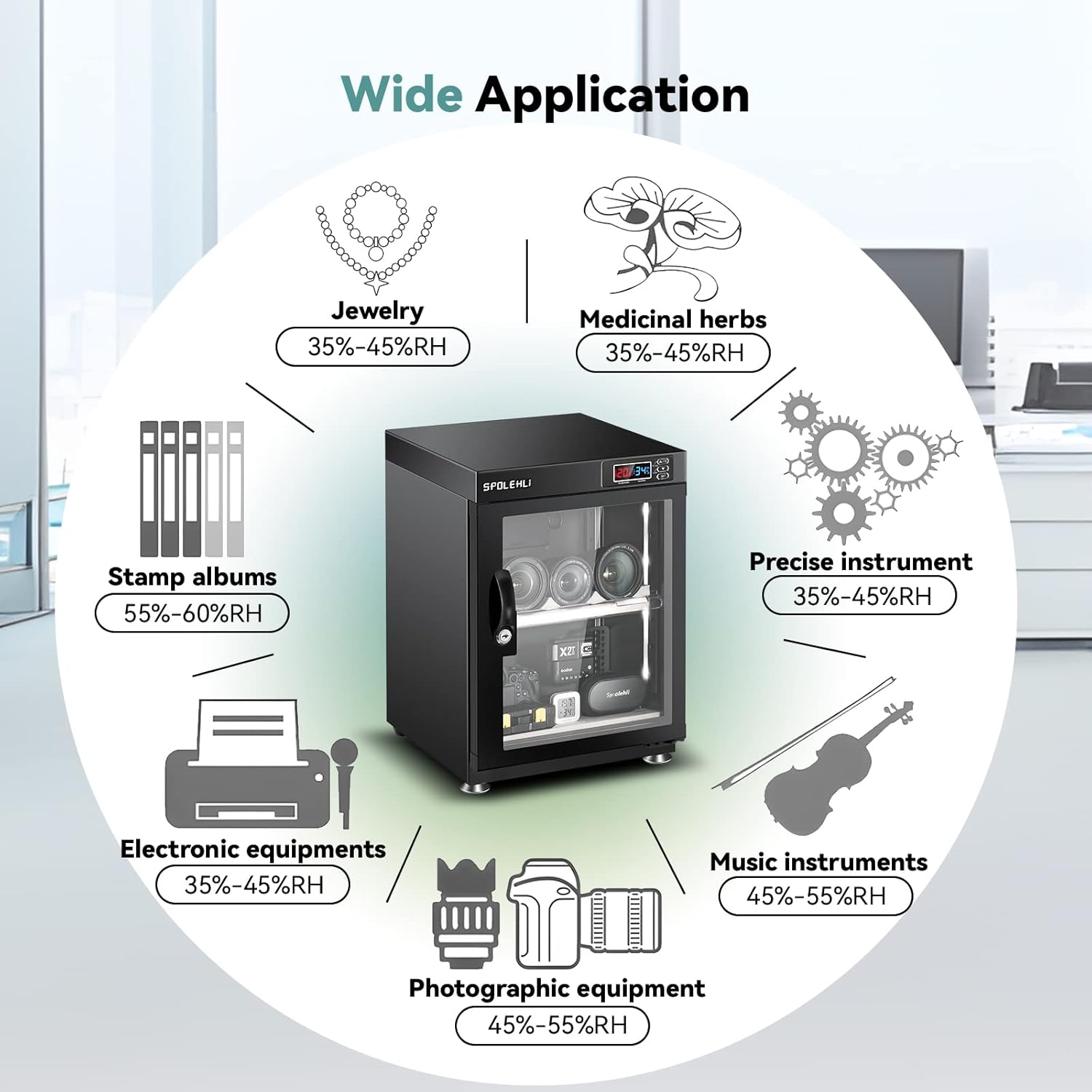 Spolehli Armadietto a Secco Deumidificatore 35L - immagine 6