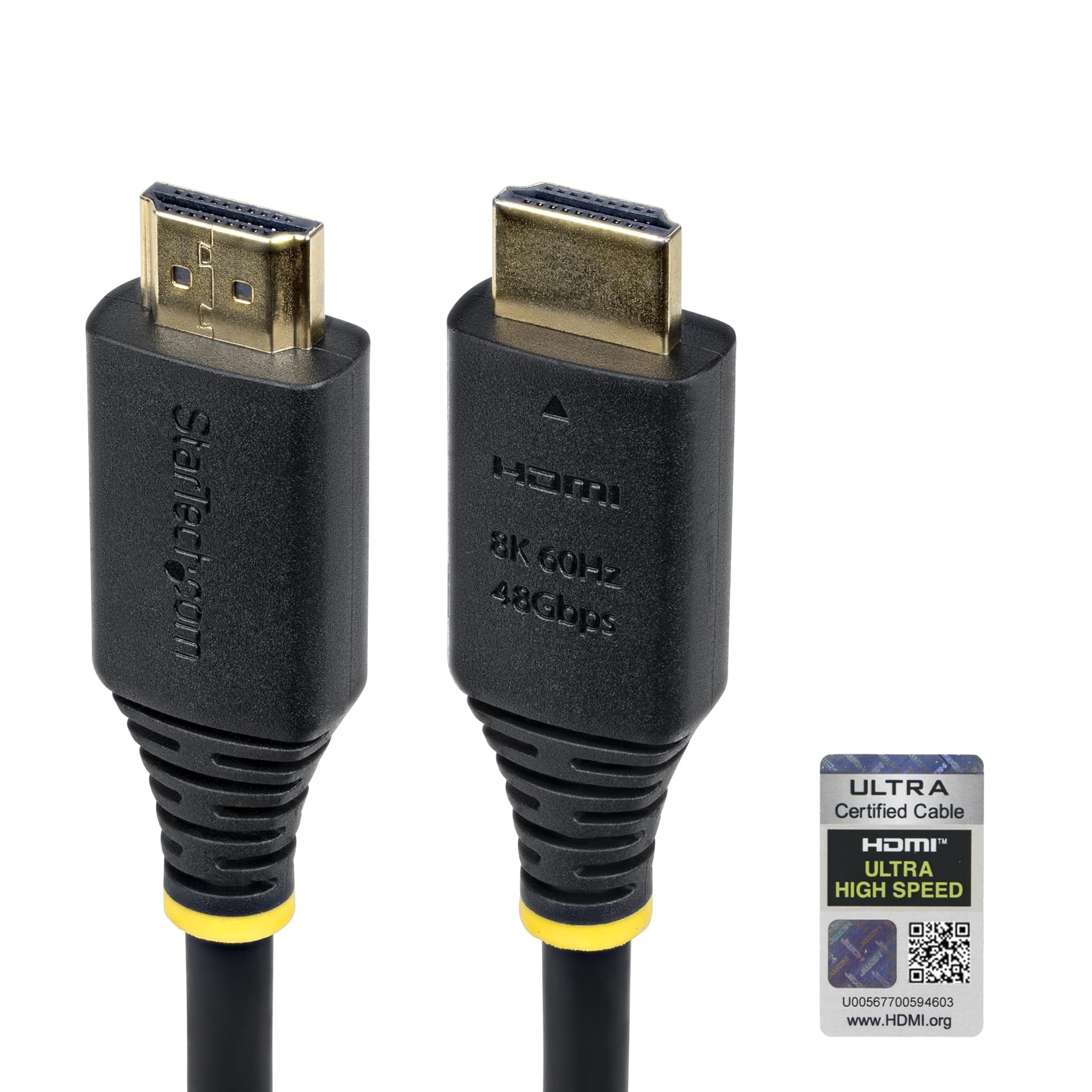 StarTech.com Cavo HDMI 2.1 8K da 3m, Cavetto HDMI Certificato ad Altissima Velocità 48 Gbps, 8K 60Hz / 4K 120Hz HDR10+ / eARC
