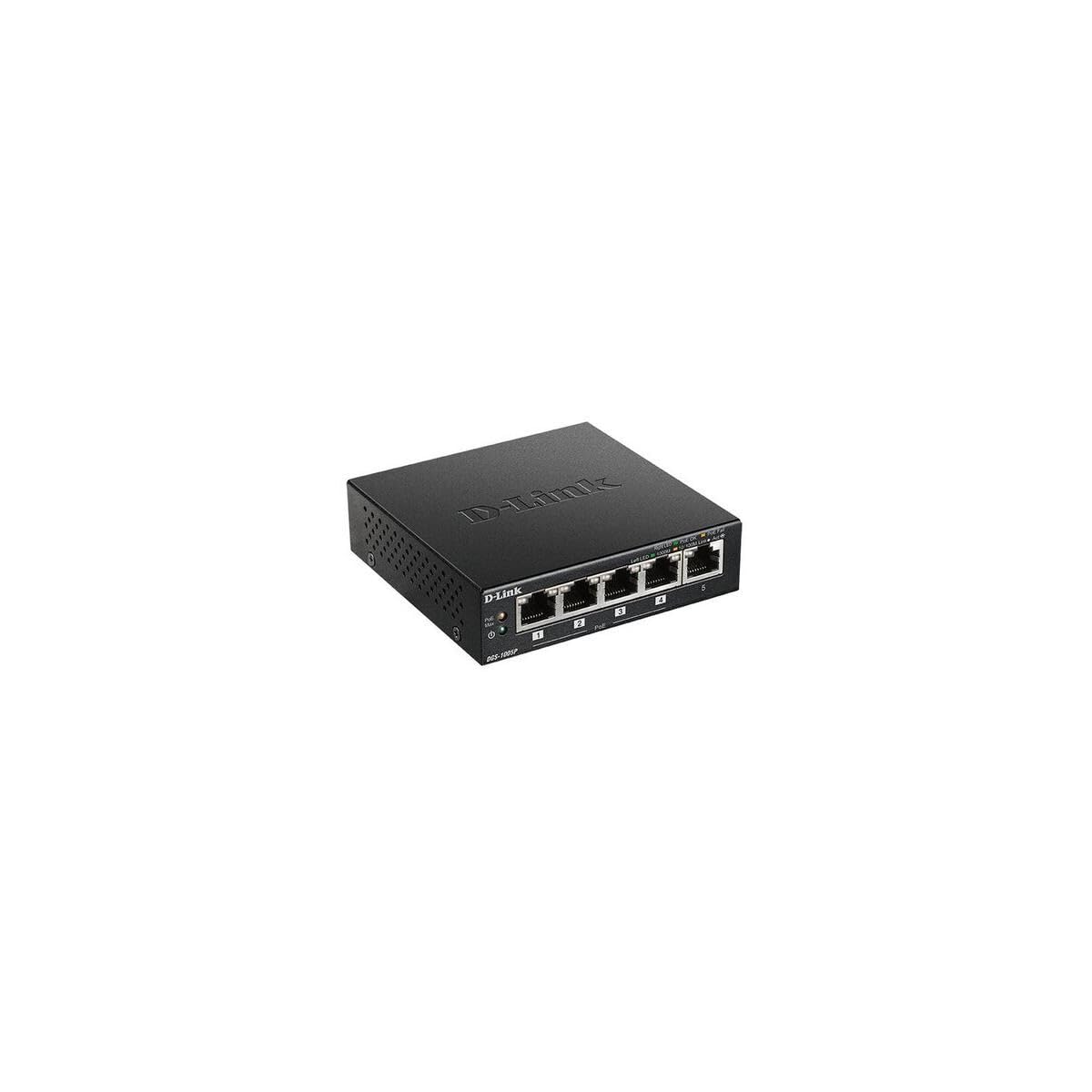 D-link DGS-1005P - Switch 5 Porte Gigabit PoE