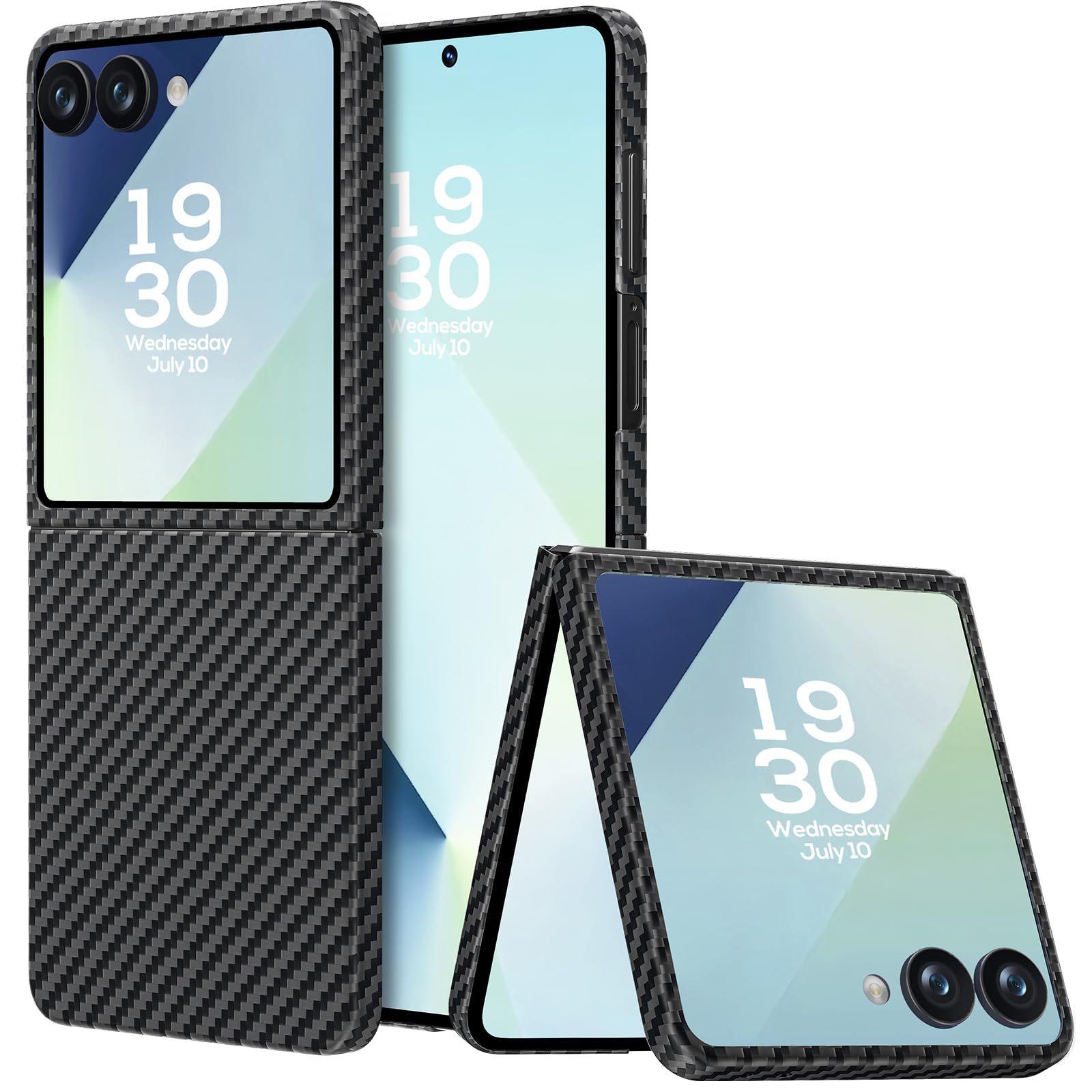 Memumi Custodia Fibra Aramidica per Samsung Galaxy Z Flip 7