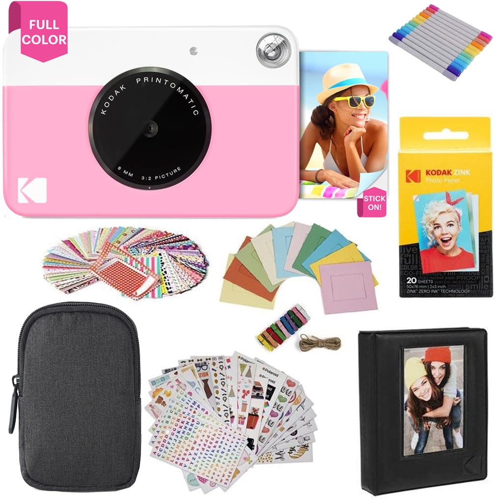 Kodak Printomatic Fotocamera, Rosa