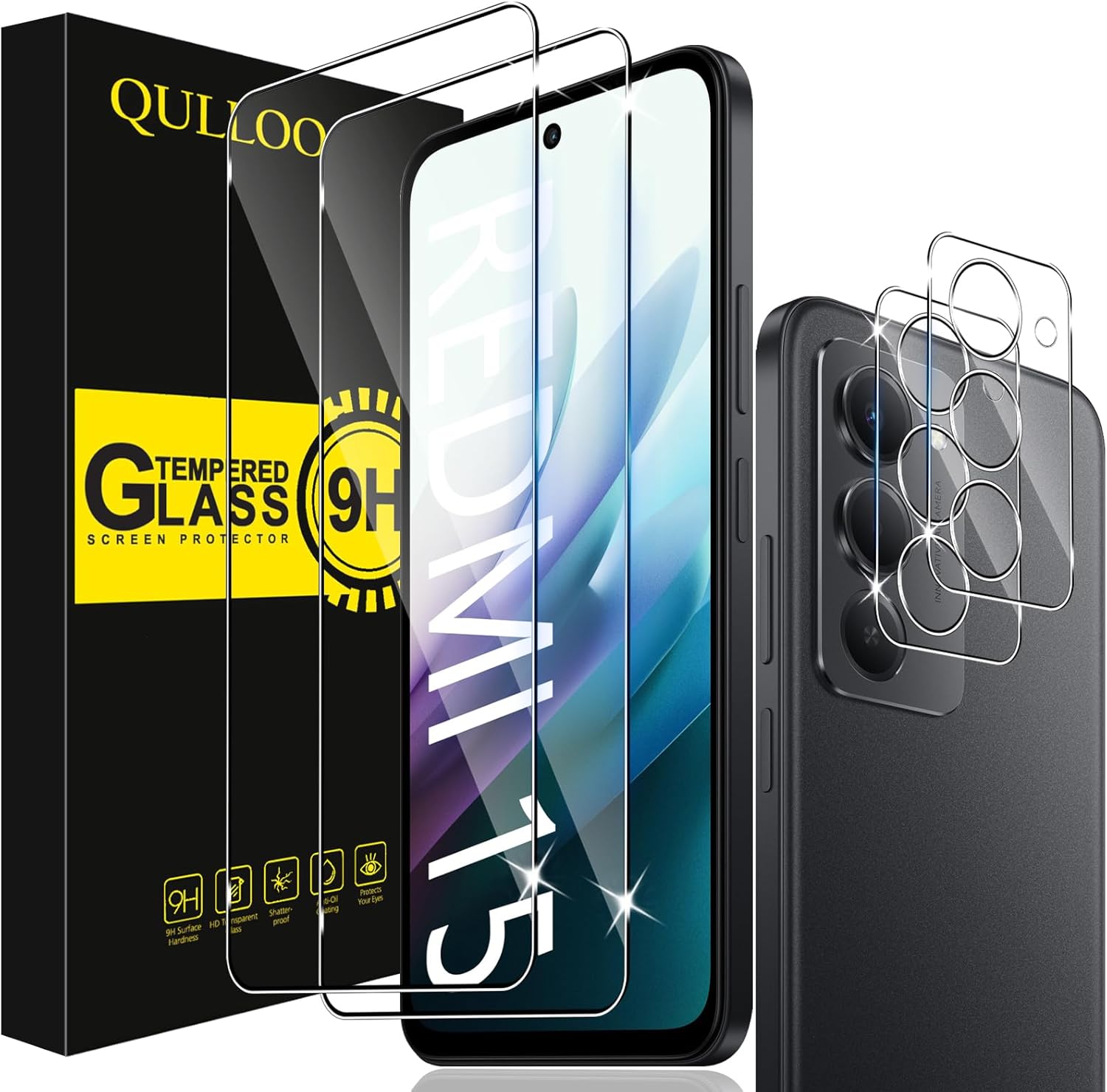 Qulloo Vetro Temperato per Xiaomi Redmi 15 4G/5G - immagine 1