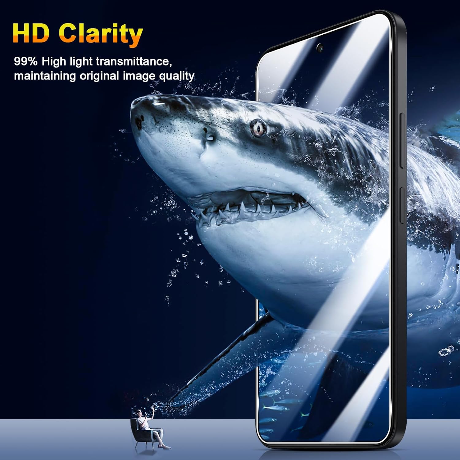 Qulloo Vetro Temperato per Xiaomi Redmi 15 4G/5G - immagine 5