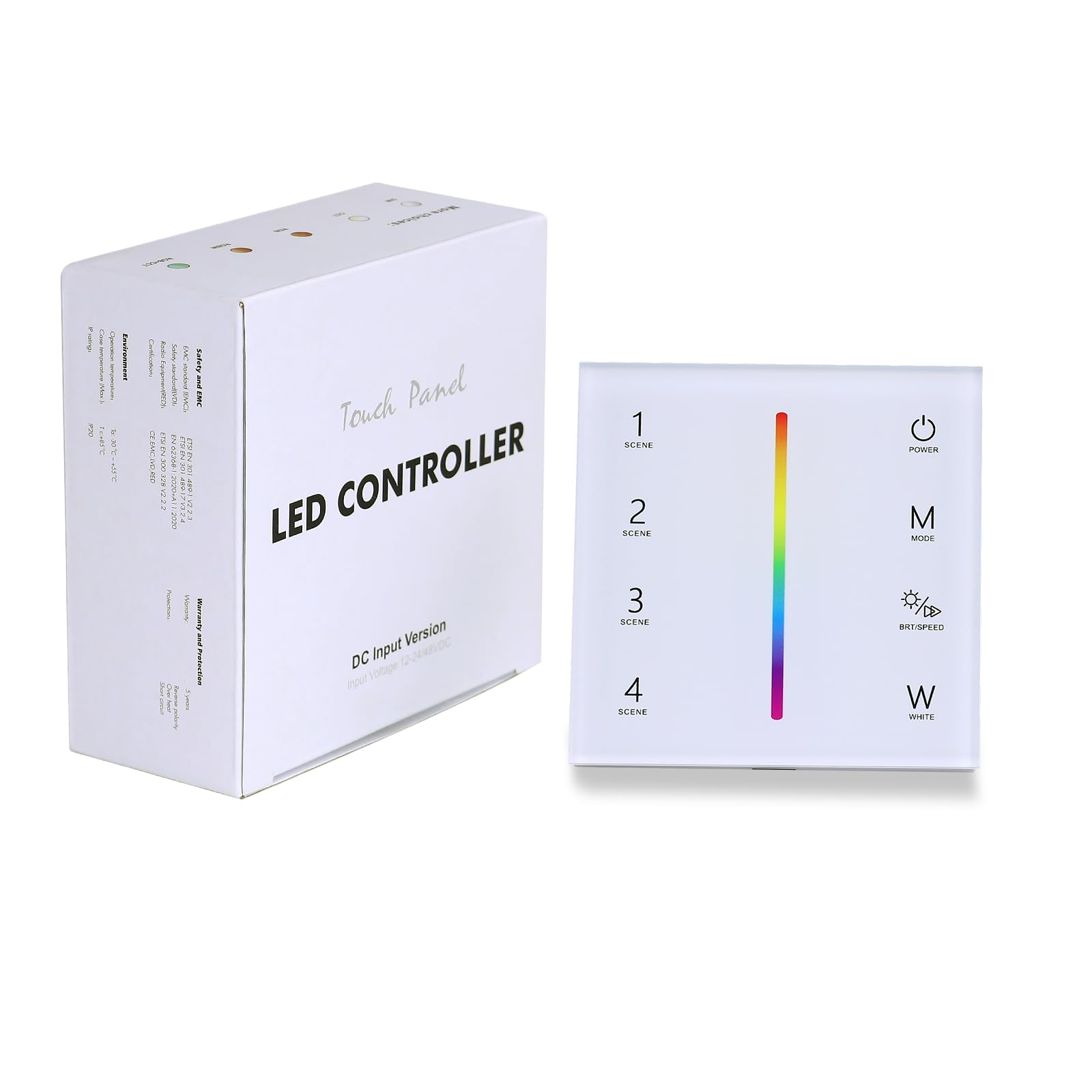Joylit RGBW LED Controller a Parete Touch