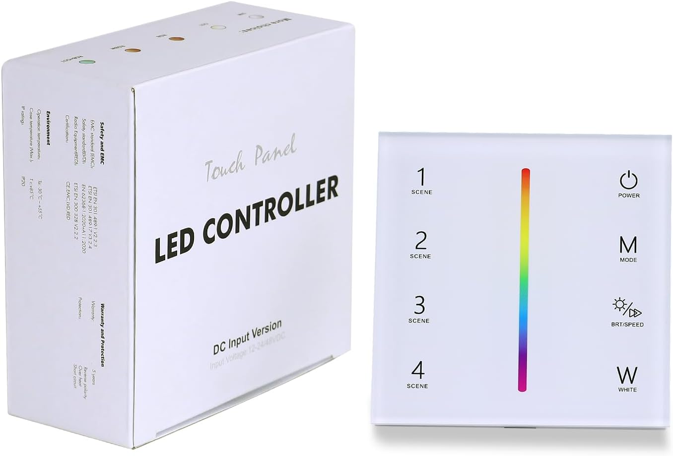 Joylit RGBW LED Controller a Parete Touch - immagine 1