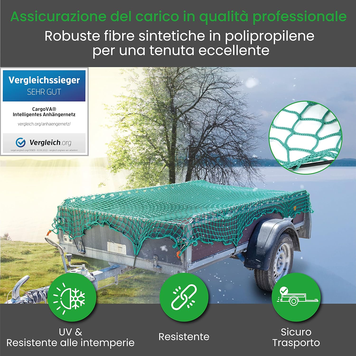 CargoVA Rete Intelligente per Rimorchio 2,5x4M - immagine 6