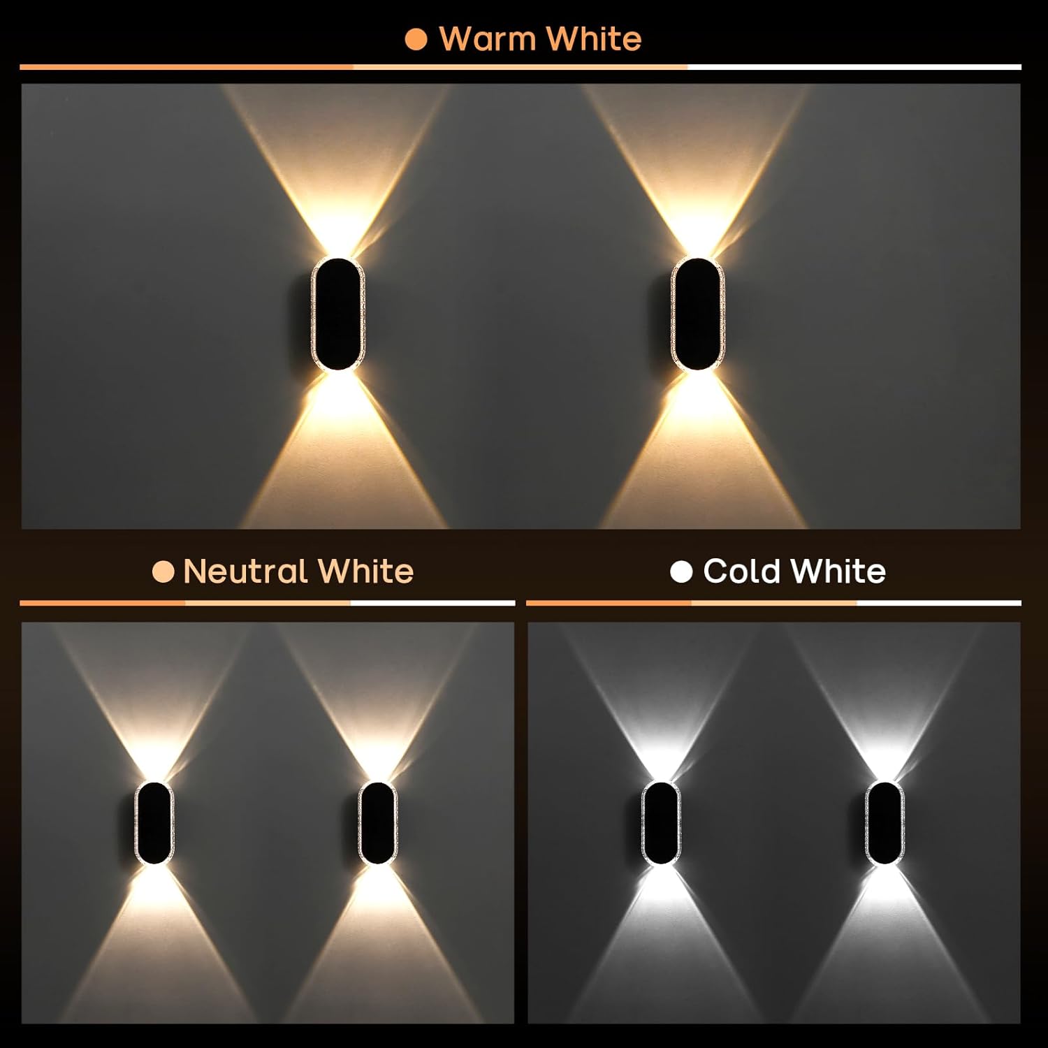 Agotd Lampada da Parete Solare LED Regolabile 2 Pezzi - immagine 6